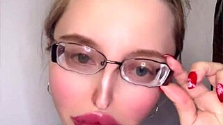 Russian Accent Fetish Glasses Girl Tells Huge Story Part 1!
