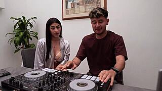 teacher in lingerie gets fucked hard by student during class with doggystyle and deepthroat