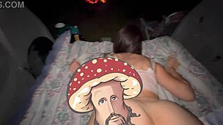 POV Pounding Destroys Babysitter's Tight Asian Pussy on Holiday