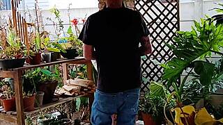 Stepbrother fucks tight stepsis while daddy watches then joins for kinky quickie