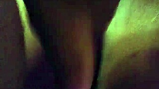 granny rides monster black cock till creampie overflows her wet granny pussy