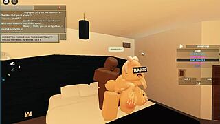roblox whore bent over for rough blacked creampie in every hole