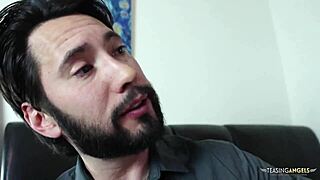 Revenge Fuck! Sweet Brunette Rides Monster Cock Doggystyle to Cuckold Cheating Boyfriend with Horny Best Friend