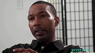 sexy blonde masseuse with big round boobs gives wet nuru massage to client