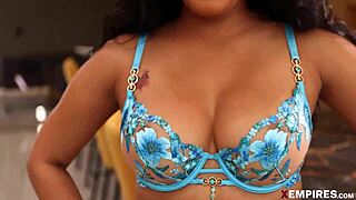 maya farrell showin off her perfecct bouncy natrual titties makin me so hard