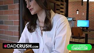 DADCRUSH: Stepdad disciplines naughty teen but bends her over for raw fuck