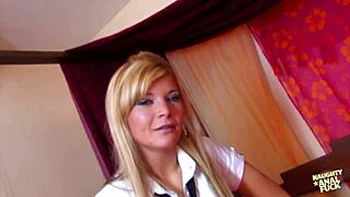 that sexy blonde skinny bitch with big ass took old man's hard anal deep. her puffy clit throbbed during doggystyle.