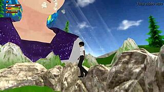 earth-chan dominates in 3d femdom game with intense vore facesitting action