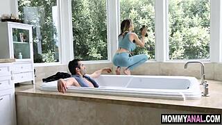 damn milf housewife offers her tight anal to horny husband