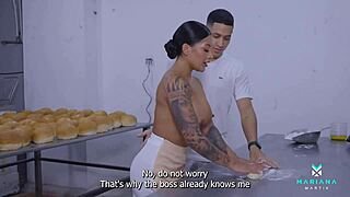 Did Max Betancur the Baker Stuff Mariana Martix's Ass with Cum?