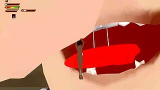 earth-chan dominates in 3d femdom game with intense vore facesitting action