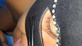 Latina mother-in-law gives anal creampie to stepson on Valentine's Day in homemade rough doggystyle gaping