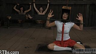 four angels cram into tiny 18+ cage what happens next