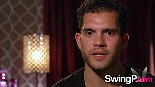 Fit swinger couple dives into bold intense sex life