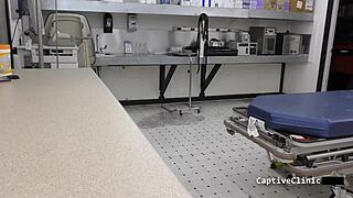 stacy shepard strips searched handcuffed heels off in police campus backstage tease