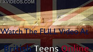 Peep on curvy British neighbor girl next door flashing big natural tits while fingering to orgasm