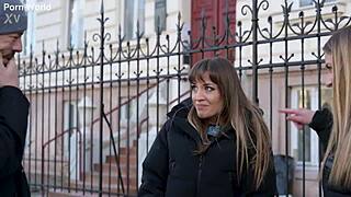 scorned eveline and silvia dellai 😈 take dp gangbang pounding in lingerie heels 🔥