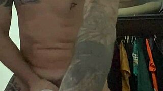 Tattooed Solo Girl Fingers Pierced Nipples to Explosive Cum in Slow Motion