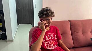 Mi culona madrastra pretends she's my girlfriend so i fuck her hard latina mommy style