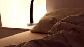 I filled the condom deep inside during wild stepsister sex
