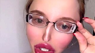 Russian Accent Fetish Glasses Girl Tells Huge Story Part 1!