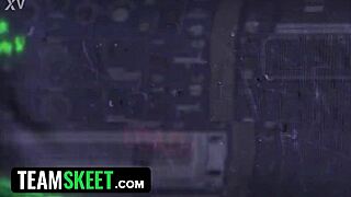 officer mancinis special search turns indica's wet pussy into cock sucking class