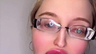 Russian Accent Fetish Glasses Girl Tells Huge Story Part 1!
