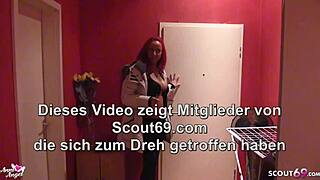 bruder blasts cum all over stief schwester's tight wetlook leggings ass 🍑💦