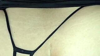 latina milf roommate cheats before boyfriend arrives then eats cum from condom on tits