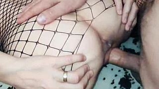 wanna see this amateur milf couple's homemade erotic ass play?