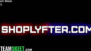 officer mancinis special search turns indica's wet pussy into cock sucking class