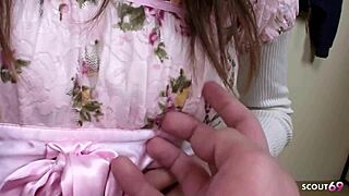 My petite Japanese stepdaughter first time suckin cum mouth