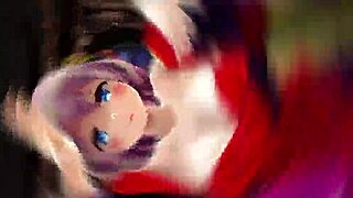 Short Hair Girl Strips to Tokio Funka Rhythm in 3D Cartoon Dance