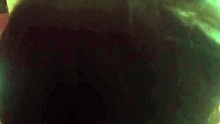 Brunette teen gives best deepthroat blowjob swallow