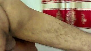 craving white cock stretching that black desi pussy before sumona's creampie with manik mia?