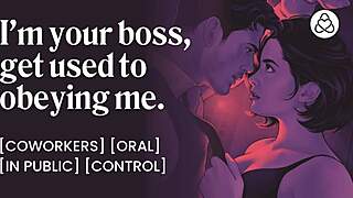 i couldn't resist ripping her clothes for that dripping wet office pussy fuck and mouth cum