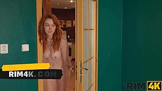 Redhead Girlfriend Rims Asshole Deep on Sofa for Kinky Fetish Fun