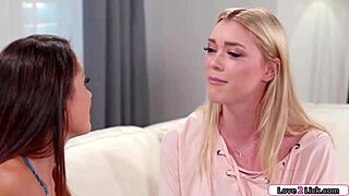 wanna see this german girl finger her brunette bff's wet pussy love2lick?