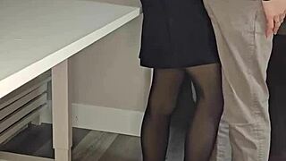 hey this young brunette babe in a tight dress reads poetry, moanin' with her sexy small waist and long legs 😘
