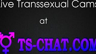 whoa busty shemale slut bares all on webcam for tgirls fucking 😍🍆💦