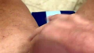 nakedman15 couldn't hold back after watching that close-up pussy eating