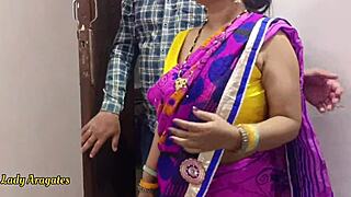 stepfather sneaks out and catches stepdaughter for wild desi family sex on the ranch