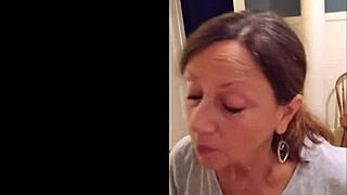 mature milf candi annie just grabs cock, sucks deep, then gulps down that hot cum load