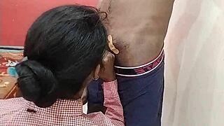 indian school lovers mms shows tight pussy taking big cock doggystyle in bedroom