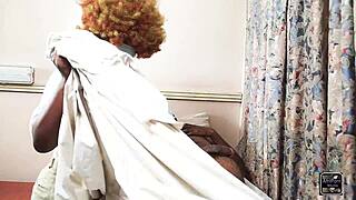 The doctor's checkup escalates as he licks her pussy and fucks her deep in doggystyle then she rides him cowgirl screaming to squirt