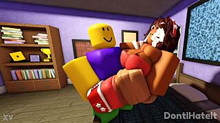 myra, why's noob whorblox's adventure turning into your cartoon cock ride?