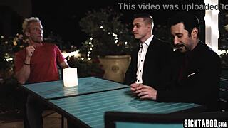 Paige owens begs friends for monster cocks in rough double anal