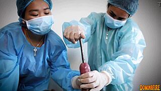 check out dominafire's femdom nurse sounding cocks in gloves