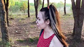 me and my girl fuckin hard in the public park doggystyle bent over moanin loud 😩🌳