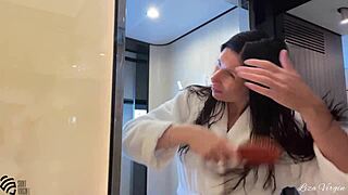 Enjoy my solo morning on luxury yacht